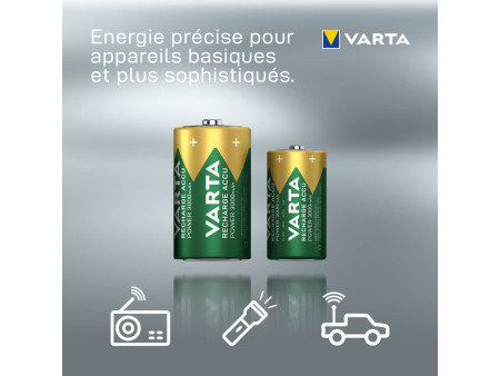 VARTA Pile NiMH 'Rechargeable Accu', Baby (C/HR14)