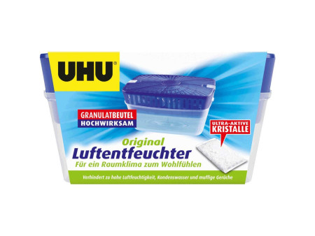 UHU Déshumidificateur, pour les pièces jusqu'à 80 m3,