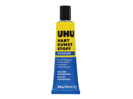 UHU colle spéciale' HART KUNSTSTOFF', plastique dur, 30 g