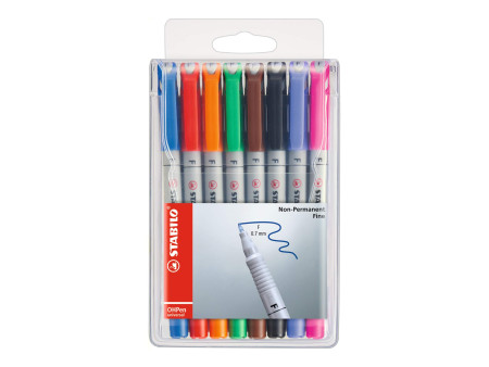 STABILO Feutre pour films OHPen universal, étui de 8,