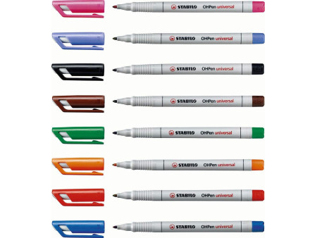 STABILO Feutre pour films OHPen universal, étui de 8