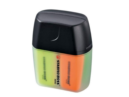 STABILO Surligneur BOSS MINI, boîte en plastique de 4