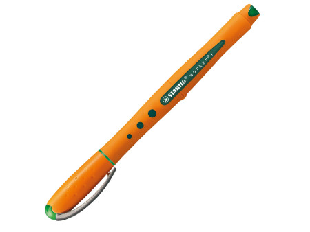 STABILO Stylo roller worker medium, vert