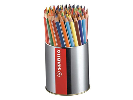 STABILO Crayon de couleur triangulaire Trio, corps large