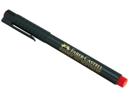 FABER-CASTELL Stylo feutre extra-fin FINEPEN 1511, rouge