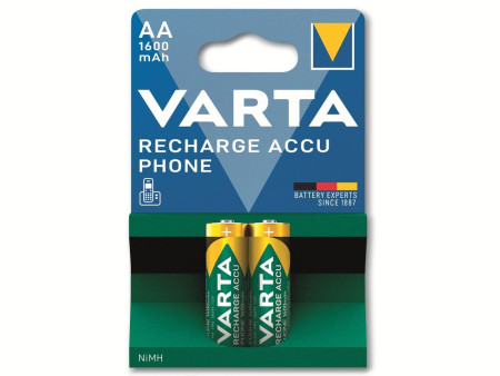 VARTA Pile pour téléphones 'RECHARGE ACCU PHONE', Mignon AA
