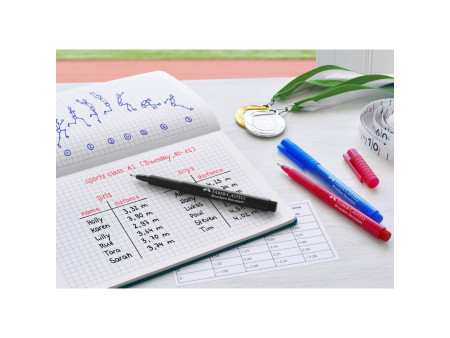 FABER-CASTELL Fineliner BROADPEN 1554, noir