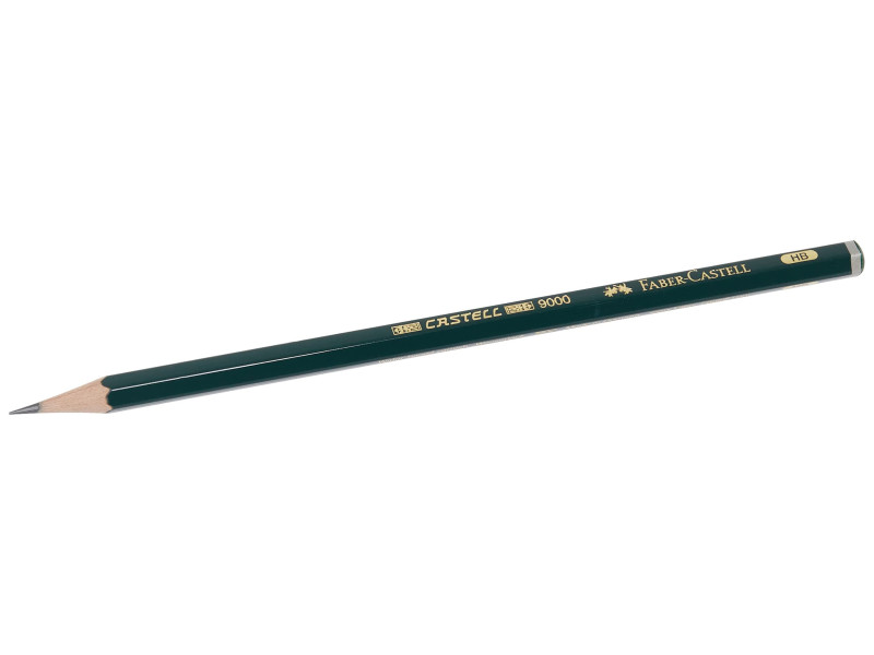 FABER-CASTELL Crayon CASTELL 9000, degré de dureté: HB