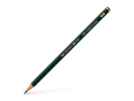 FABER-CASTELL Crayon CASTELL 9000, degré de dureté: 2B