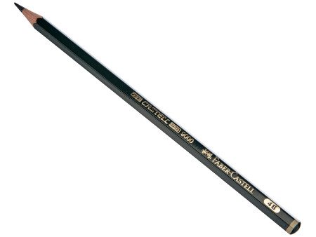 FABER-CASTELL Crayon CASTELL 9000, degré de dureté: 4B