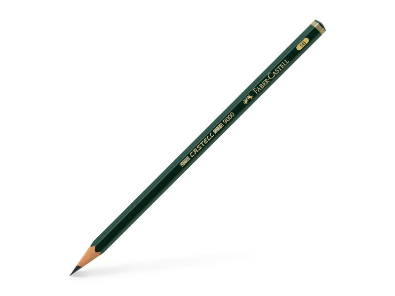 FABER-CASTELL Crayon CASTELL 9000, degré de dureté: 5B