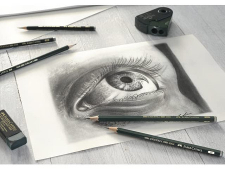 FABER-CASTELL Crayon CASTELL 9000, degré de dureté: 7B