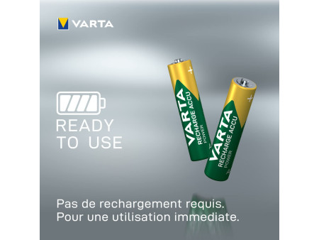 VARTA Pile NiMH 'Rechargeable Accu', Micro (AAA), 800 mAh