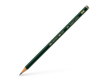 FABER-CASTELL Crayon CASTELL 9000, degré de dureté: 3H