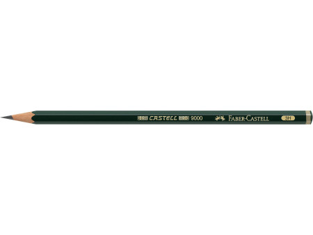 FABER-CASTELL Crayon CASTELL 9000, degré de dureté: 3H