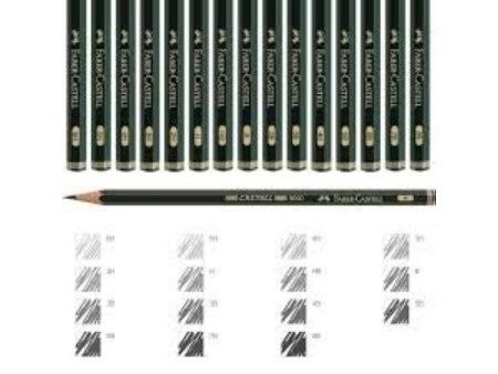 FABER-CASTELL Crayon CASTELL 9000, degré de dureté: 6H