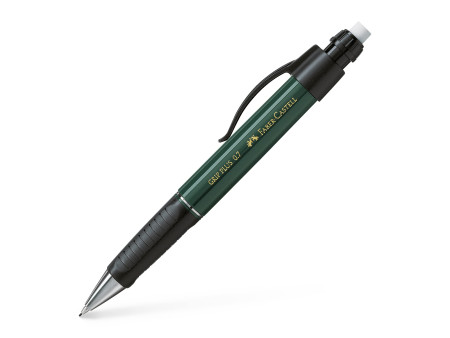 FABER-CASTELL Porte-mines GRIP PLUS 1307, vert-métallique