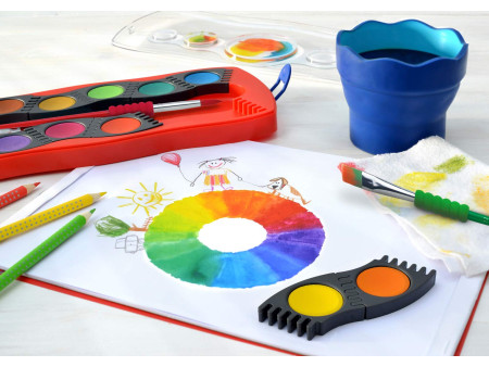 FABER-CASTELL Crayons de couleur Colour GRIP, étui de 24