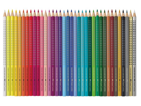 FABER-CASTELL Crayon de couleur Colour GRIP, étui de 36