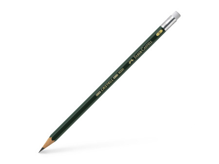 FABER-CASTELL Crayon CASTELL 9000 avec gomme