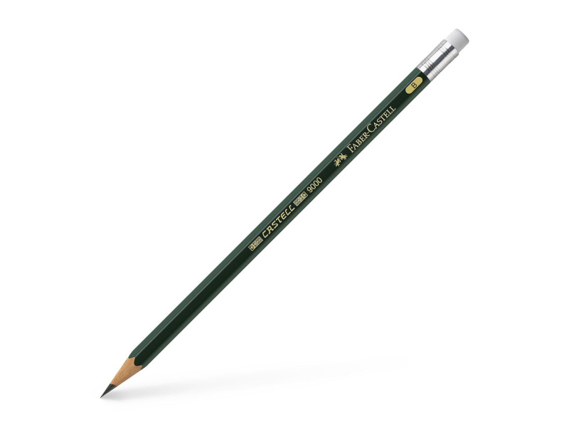 FABER-CASTELL Crayon CASTELL 9000 avec gomme