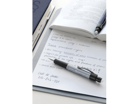 FABER-CASTELL Porte-mines GRIP PLUS 1307, bleu-métallique