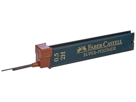FABER-CASTELL Mines pour porte-mines Super-Polymer 9065 S-2H