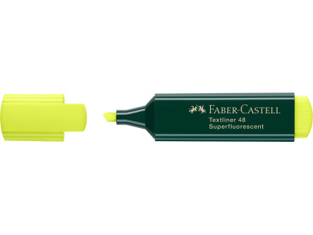 FABER-CASTELL Surligneur TEXTLINER 48 REFILL, jaune