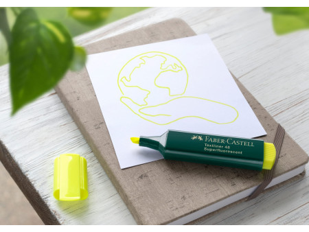FABER-CASTELL Surligneur TEXTLINER 48 REFILL, jaune
