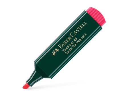 FABER-CASTELL Surligneur TEXTLINER 48 REFILL, rouge