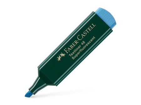 FABER-CASTELL Surligneur TEXTLINER 48 REFILL, bleu