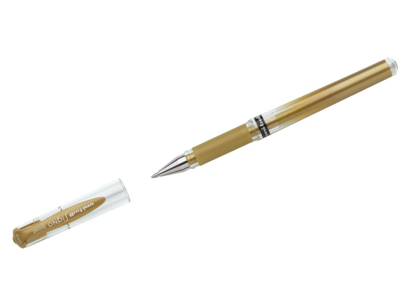 uni-ball Stylo roller à encre gel SIGNO broad UM153, or