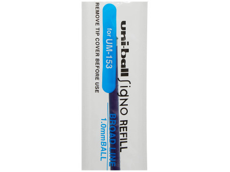 uni-ball Recharge pour stylo roller UMR-10, bleu