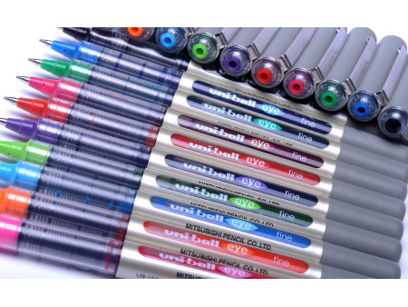 uni-ball Stylo roller eye fine UB157E, pourpre