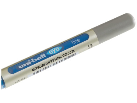 uni-ball Stylo roller eye fine UB157E, bleu ciel