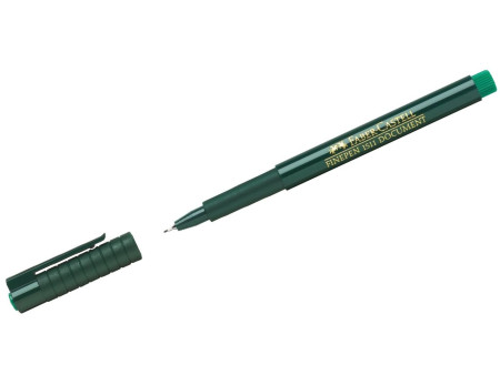 FABER-CASTELL Stylo feutre extra-fin FINEPEN 1511, vert