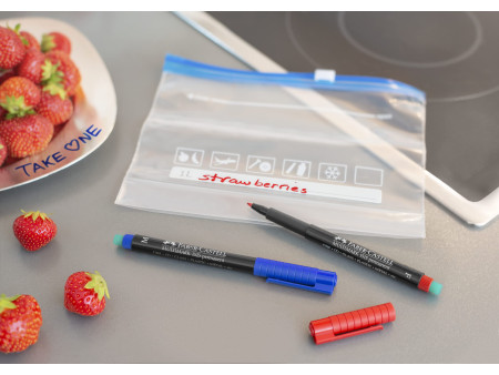 FABER-CASTELL Marqueur permanent MULTIMARK S, étui de 4