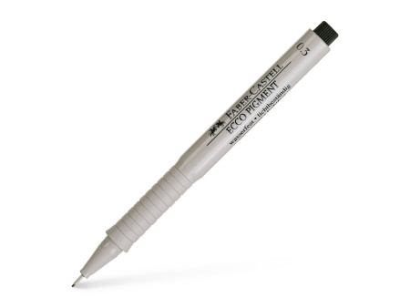 FABER-CASTELL Stylo feutre ECCO PIGMENT 0,3 mm, noir