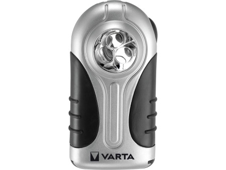 VARTA Lampe de poche 'LED Silver Light', avec 3 piles AAA