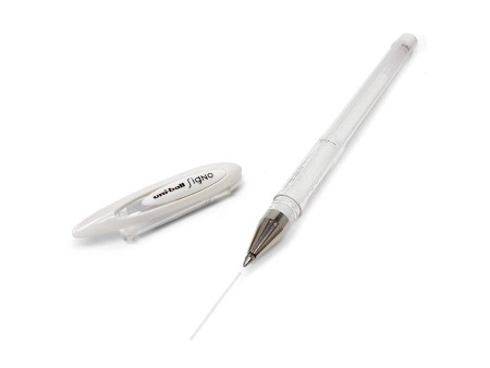 uni-ball Stylo roller encre gel SIGNO UM120AC, blanc
