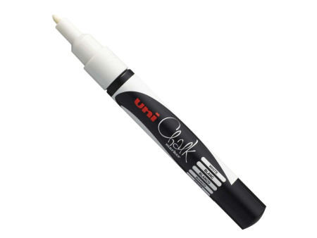 uni-ball Marqueur craie Chalk marker PWE3MS, blanc
