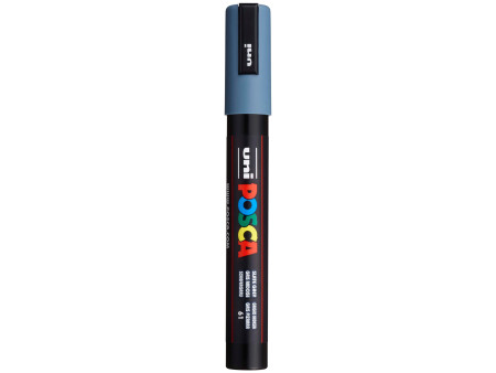 POSCA Marqueur à pigment PC-5M, gris ardoise