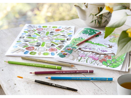 FABER-CASTELL Crayons de couleur POLYCHROMOS, étui en métal