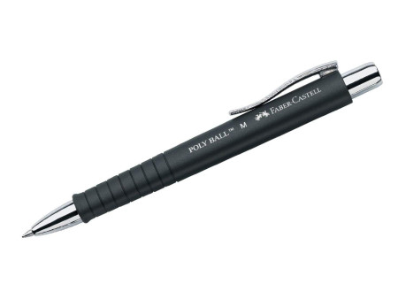 FABER-CASTELL Stylo à bille rétractable POLY BALL, noir