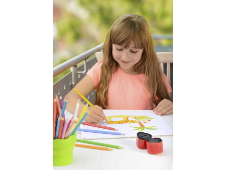 FABER-CASTELL Crayons de couleur gommable avec grip, étui