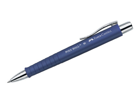 FABER-CASTELL Stylo à bille rétractable POLY BALL, bleu