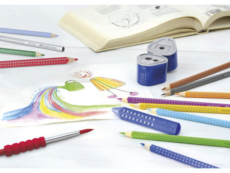 FABER-CASTELL Crayon de couleur Colour GRIP, étui de 12