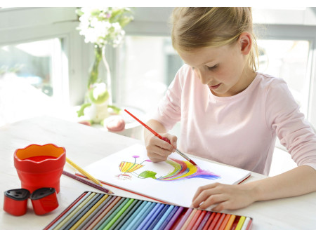 FABER-CASTELL Crayon de couleur Colour GRIP, étui de 12