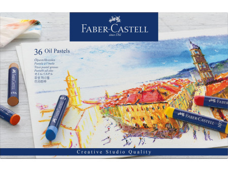 FABER-CASTELL Pastel à l'huile STUDIO QUALITY, étui de 36