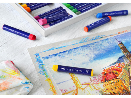 FABER-CASTELL Pastel à l'huile STUDIO QUALITY, étui de 36